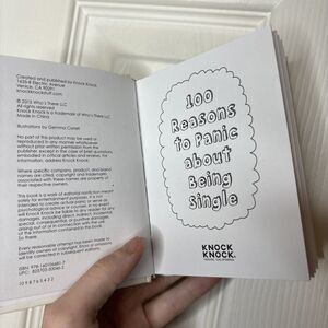 Knock Knock 100 Reasons to Panic About Being Single by Knock Knock